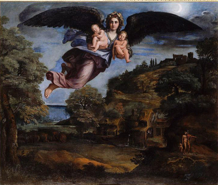 Die Nacht bringt den Schlaf und den Tod - Annibale Carracci