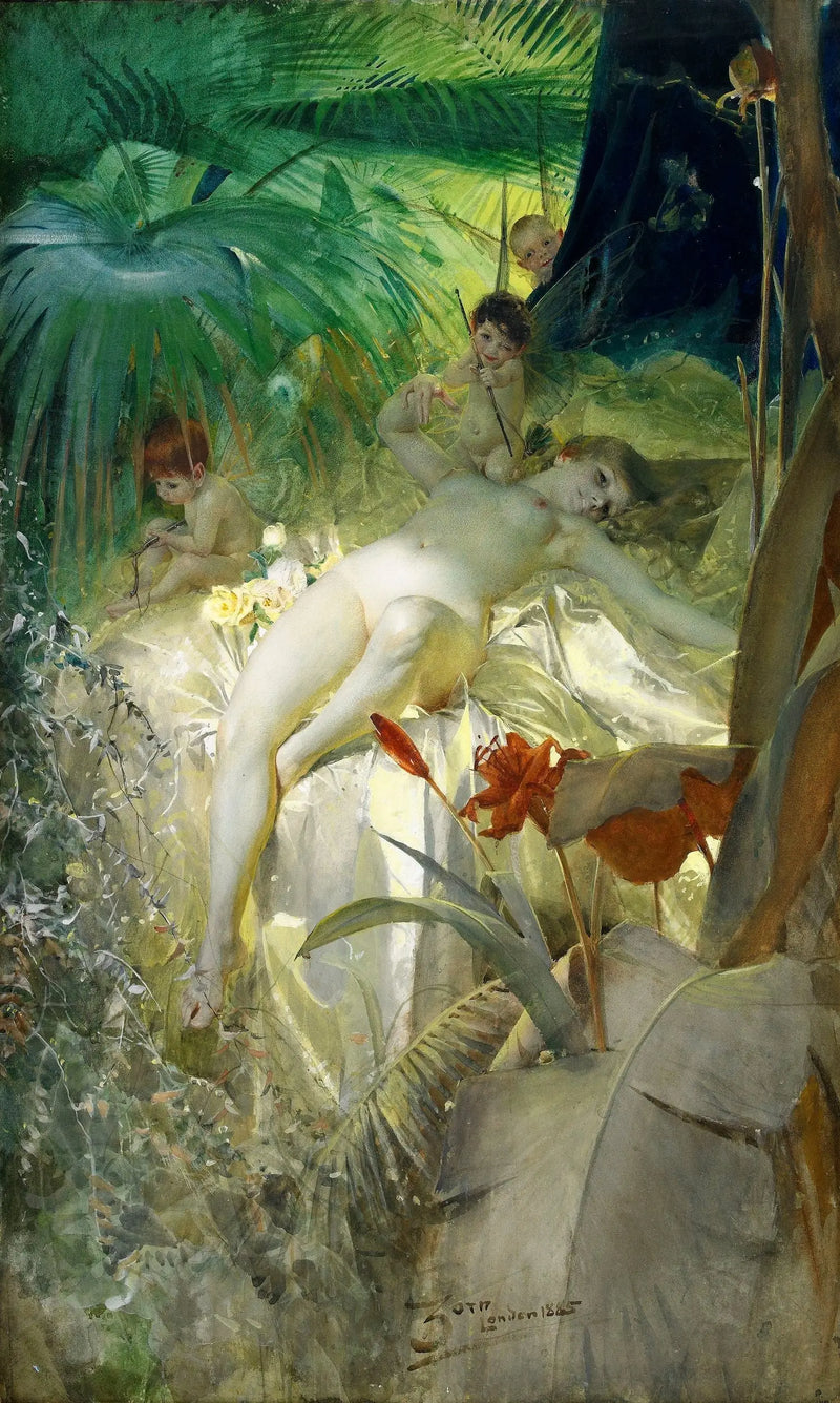 Die Nymphe der Liebe - Anders Zorn