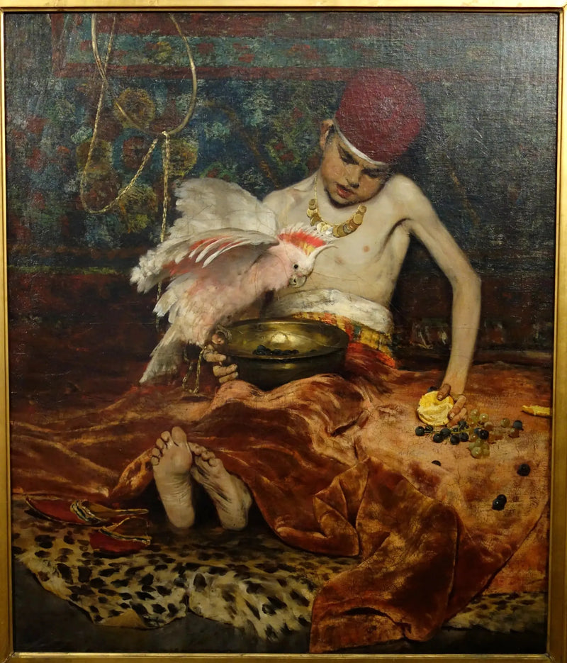 Die türkische Seite (Unerwarteter Eindringling) - William Merritt Chase