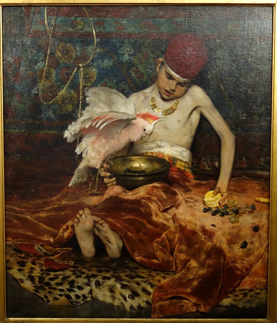 Die türkische Seite (Unerwarteter Eindringling) - William Merritt Chase