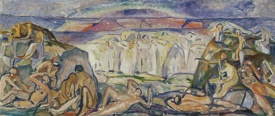 Der Frieden und der Regenbogen - Edvard Munch