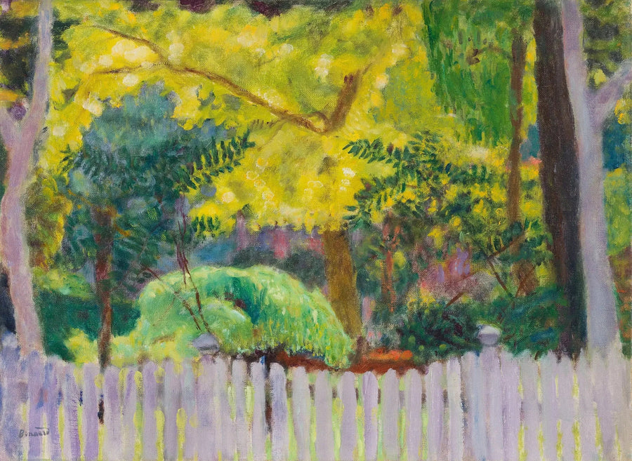 Der violette Zaun - Pierre Bonnard