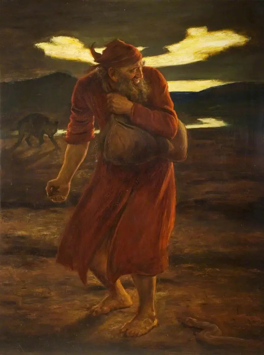 Die Parabel vom Unkraut - John Everett Millais