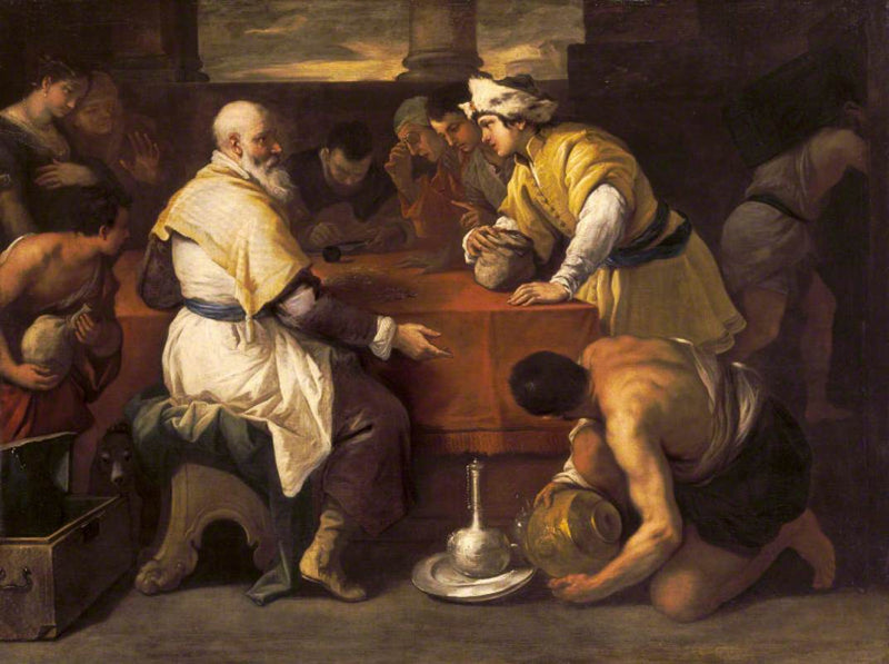 Die Parabel vom verlorenen Sohn: seinen Anteil empfangen - Luca Giordano