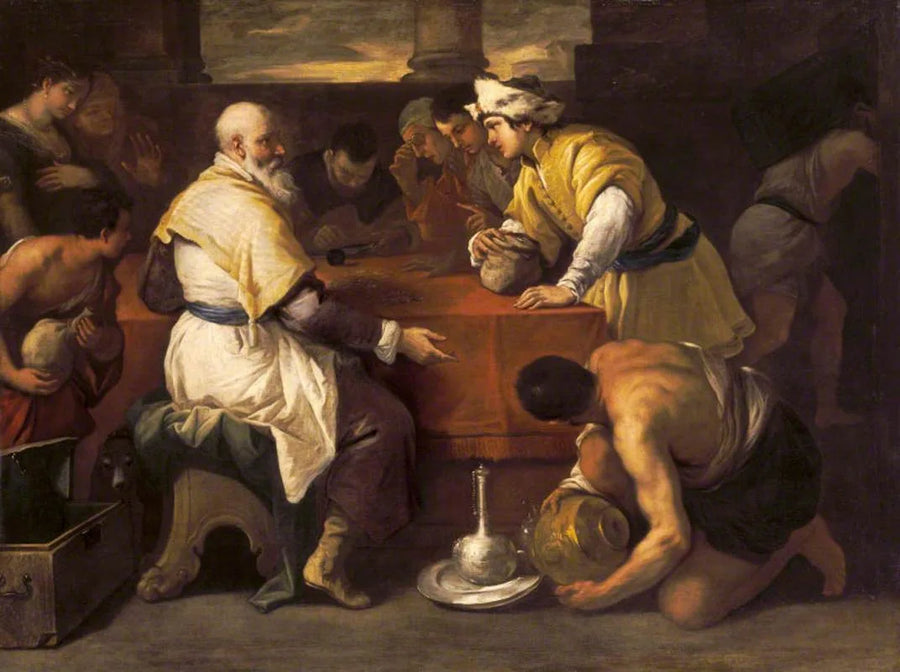 Die Parabel vom verlorenen Sohn: seinen Anteil empfangen - Luca Giordano