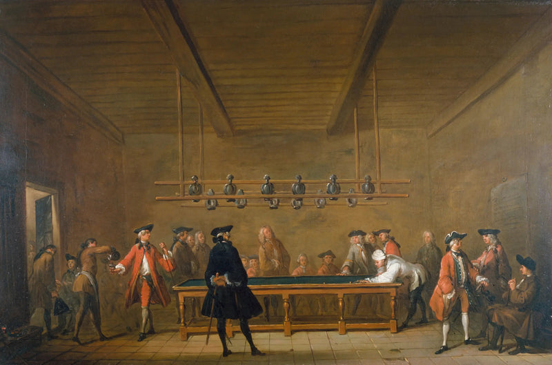 Die Billardpartie - Jean Siméon Chardin