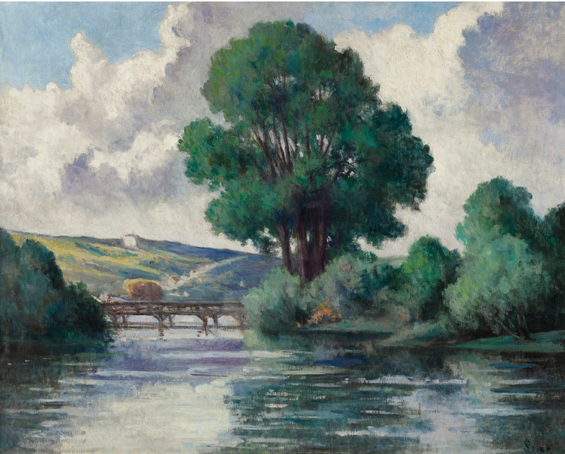 Die Herville-Brücke - Maximilien Luce