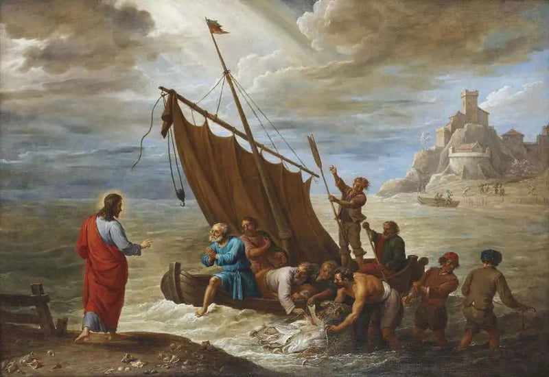 Der wundersame Fischfang - David Teniers der Jüngere