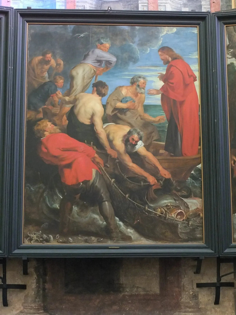Die wunderbare Fischerei, zentrales Panel - Peter Paul Rubens
