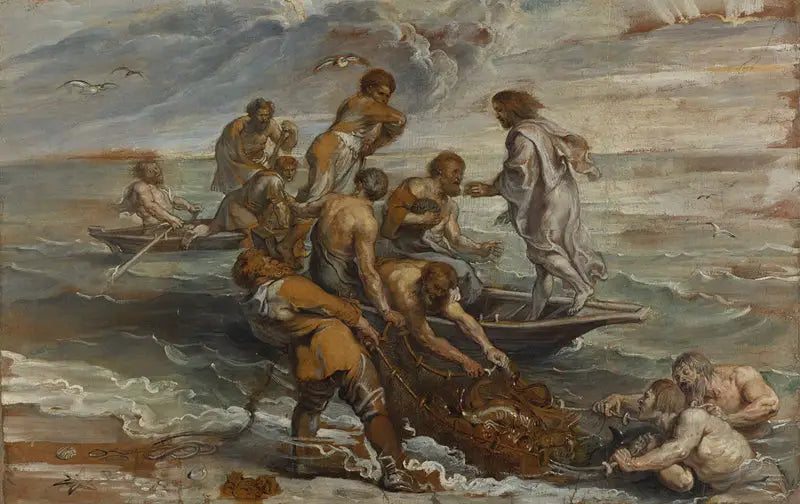 Die wunderbare Fischerei - Peter Paul Rubens