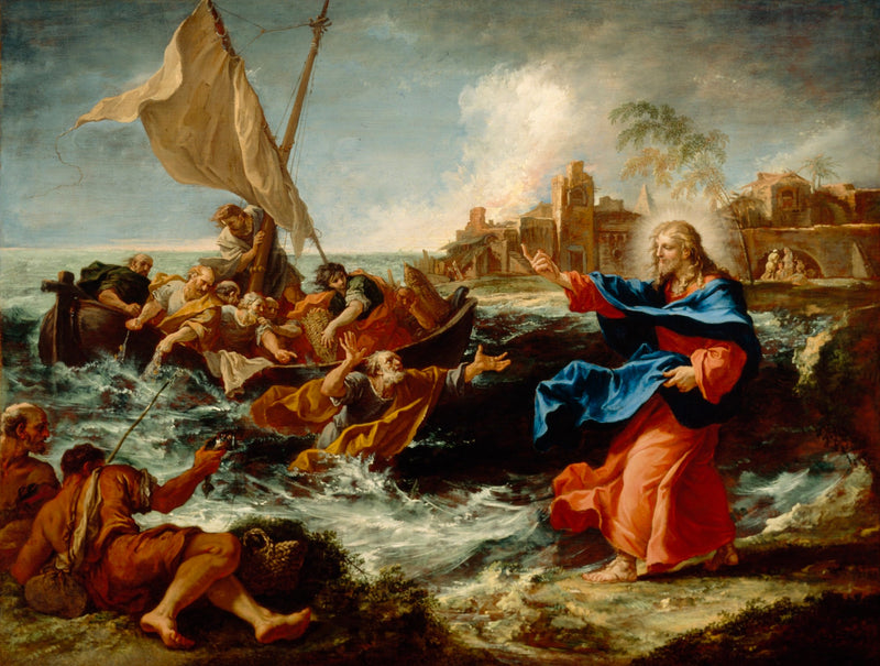 Das wundersame Fischfang - Sebastiano Ricci