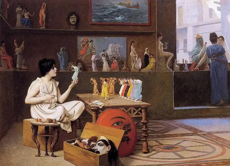 Die Malerei, die der Skulptur Leben einhaucht - Jean-Léon Gérôme
