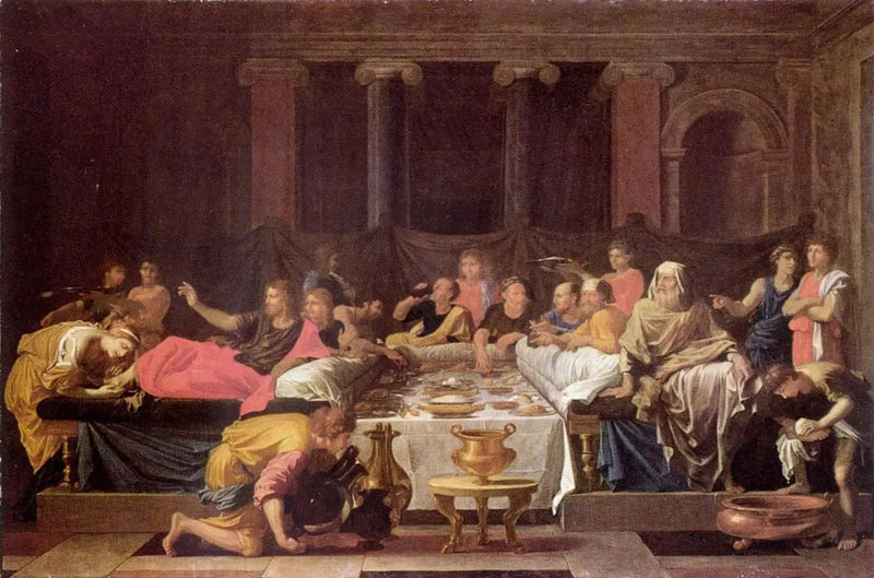 Die Buße oder Das Mahl bei Simon - Nicolas Poussin