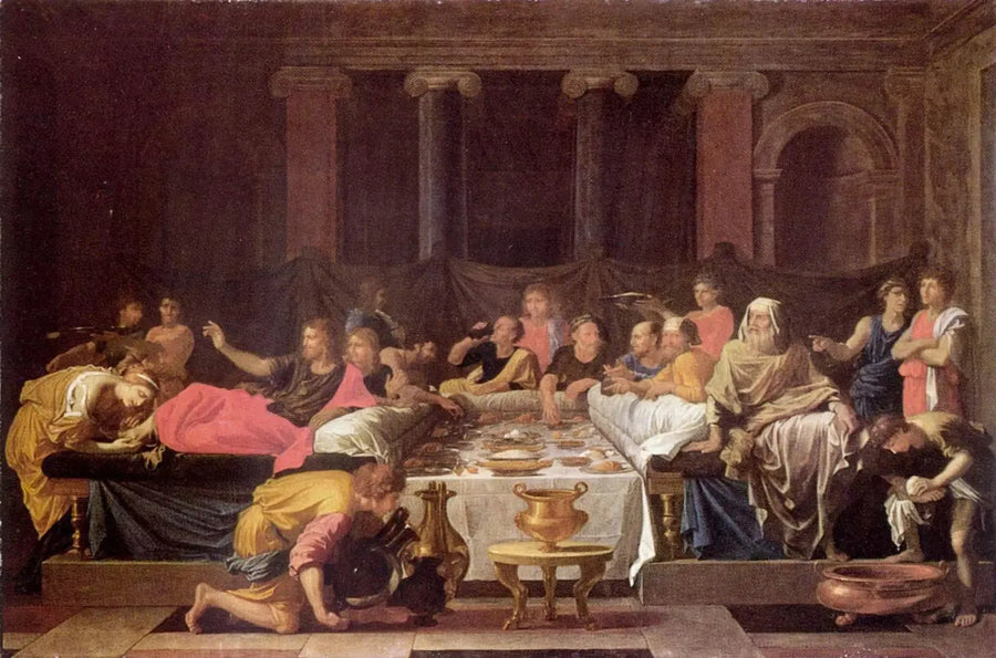 Die Buße oder Das Mahl bei Simon - Nicolas Poussin