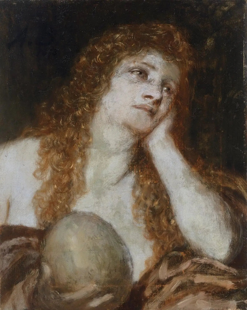 Die bußfertige Maria Magdalena - Arnold Böcklin