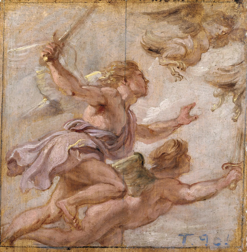 Die Verfolgung der Harpyien - Peter Paul Rubens
