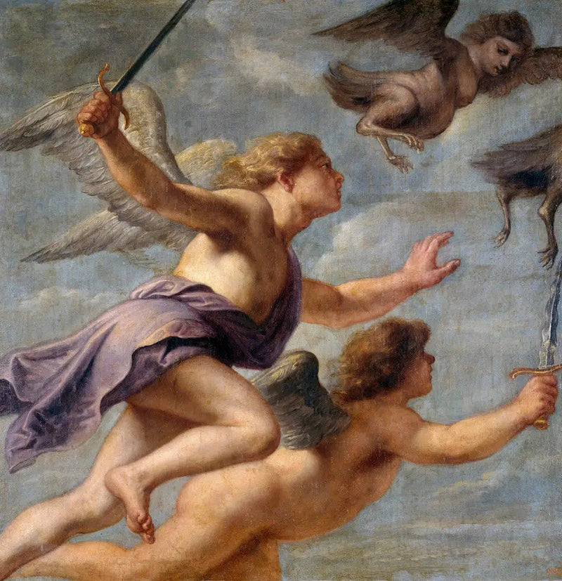 Die Verfolgung der Harpyien - Peter Paul Rubens