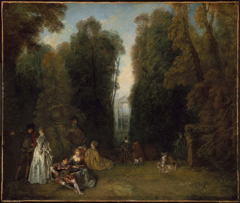Die Perspektive - Antoine Watteau