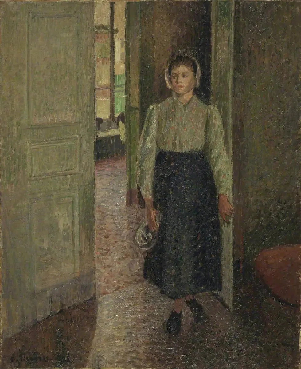 La Petite Bonne dite «la Rosa» - Camille Pissarro image 1 reproduction d’œuvre d’art à l’huile