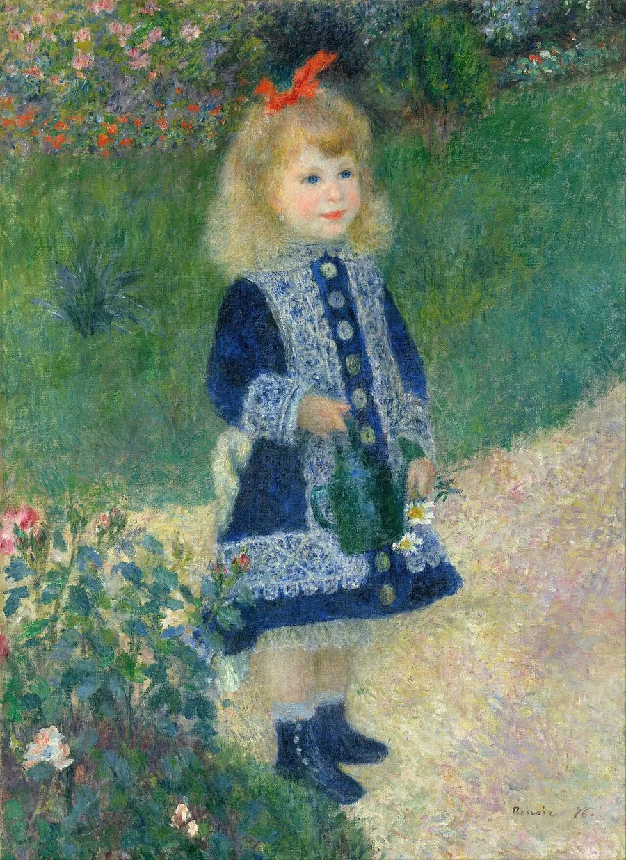 Das kleine Mädchen mit der Gießkanne - Pierre-Auguste Renoir