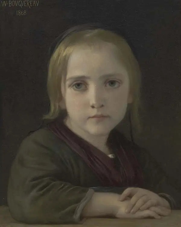 Das kleine Mädchen mit den blauen Augen - Bouguereau