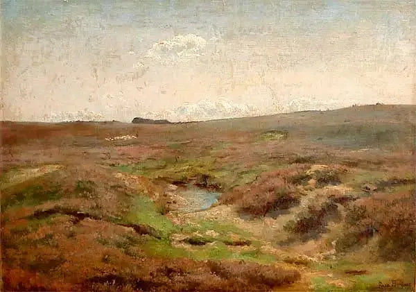 Das kleine Pferd auf der Ebene und die Schafherde - Rosa Bonheur