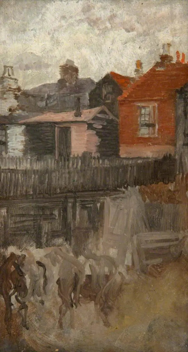 Das kleine rote Haus um 1881 - James Abbott McNeill Whistler