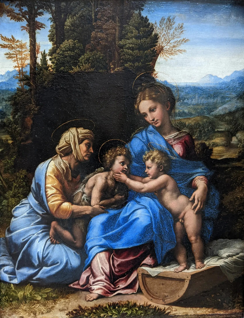 Die kleine Heilige Familie - Raphael Sanzio