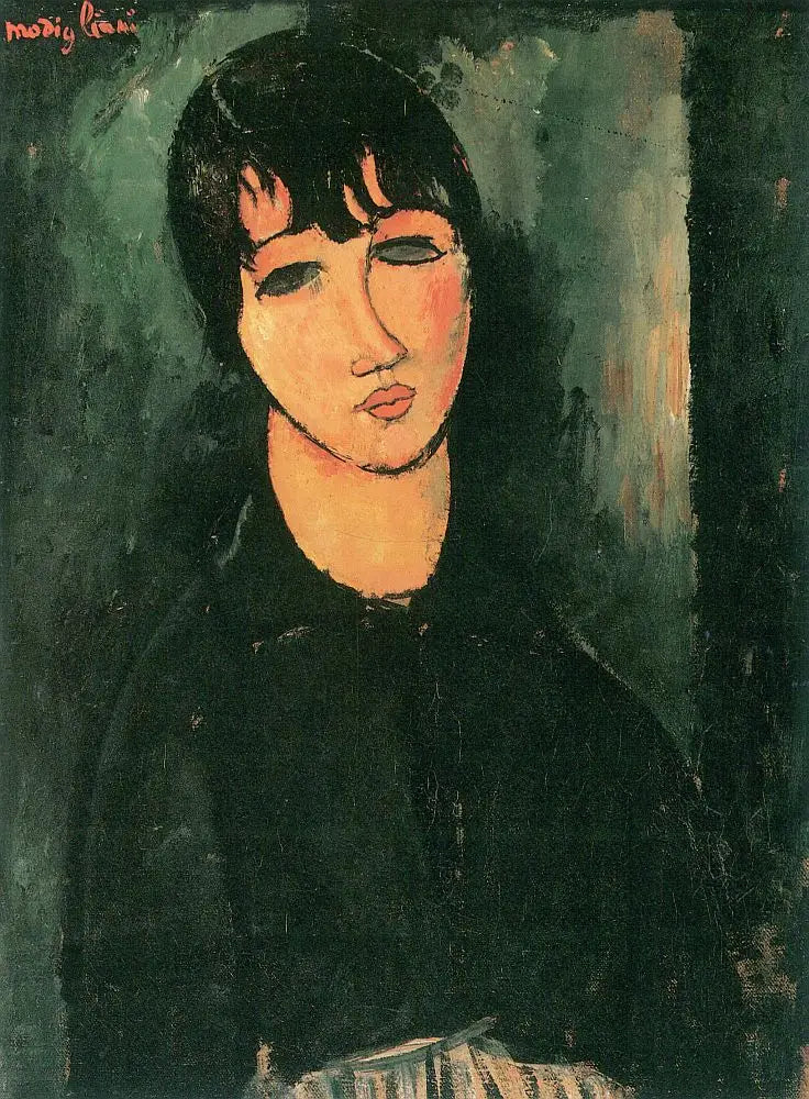 La Petite Servante - Amedeo Modigliani image 1 tableau peint à l’huile sur toile
