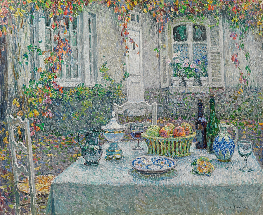 Der kleine Tisch - Henri Le Sidaner