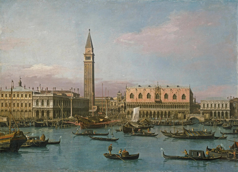 La Piazzetta und der Bacino di San Marco - Canaletto