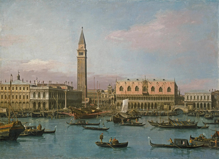 La Piazzetta und der Bacino di San Marco - Canaletto
