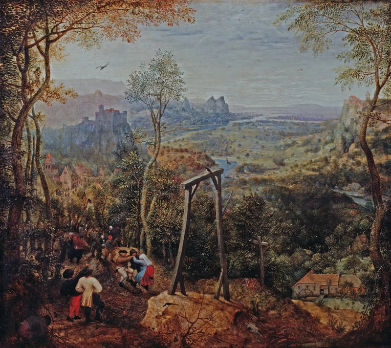 Die Elster am Galgen - Pieter Brueghel der Ältere