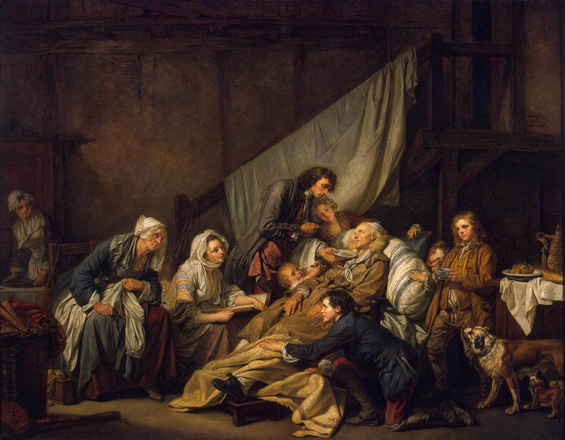 Die kindliche Frömmigkeit - Jean-Baptiste Greuze