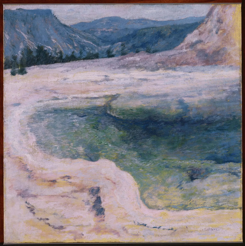 Die Smaragd-Pool - John Henry Twachtman