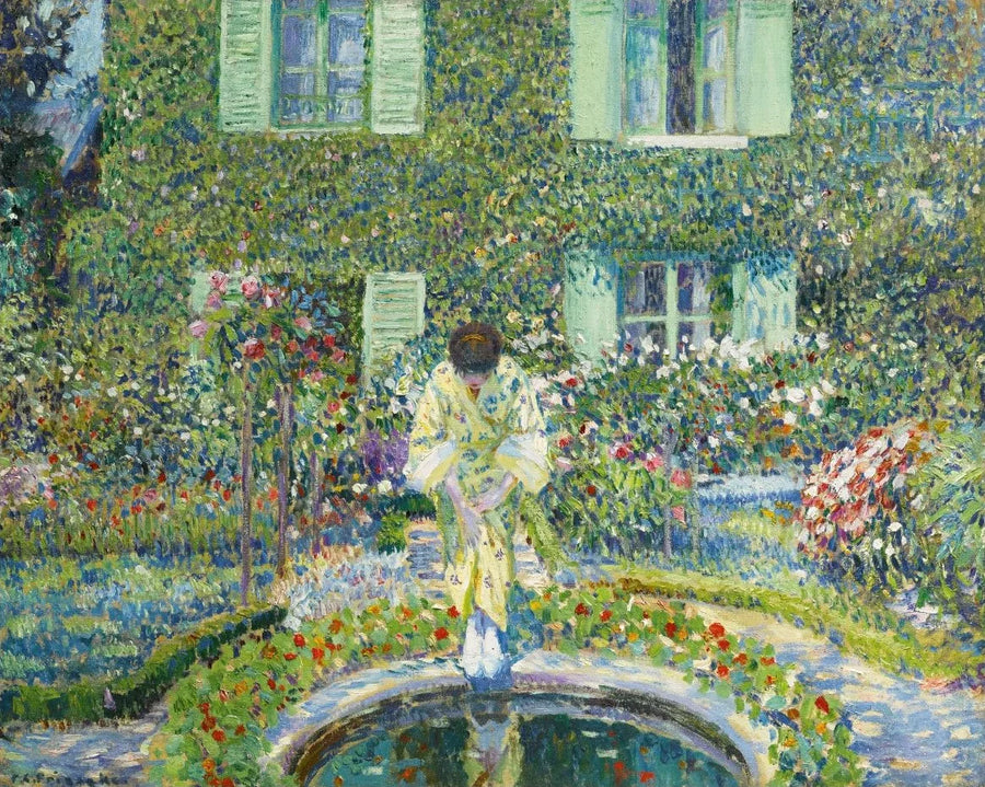 Der Gartenpool - Frederick Carl Frieseke