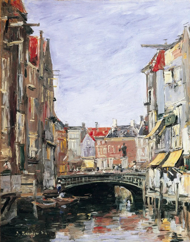 Der Platz Ary Scheffer, Dordrecht - Eugène Boudin
