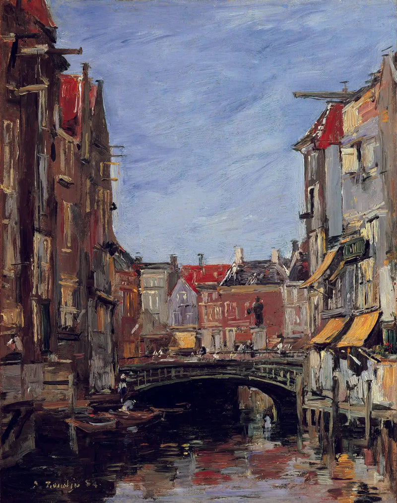 Der Platz Ary Scheffer, Dordrecht - Eugène Boudin