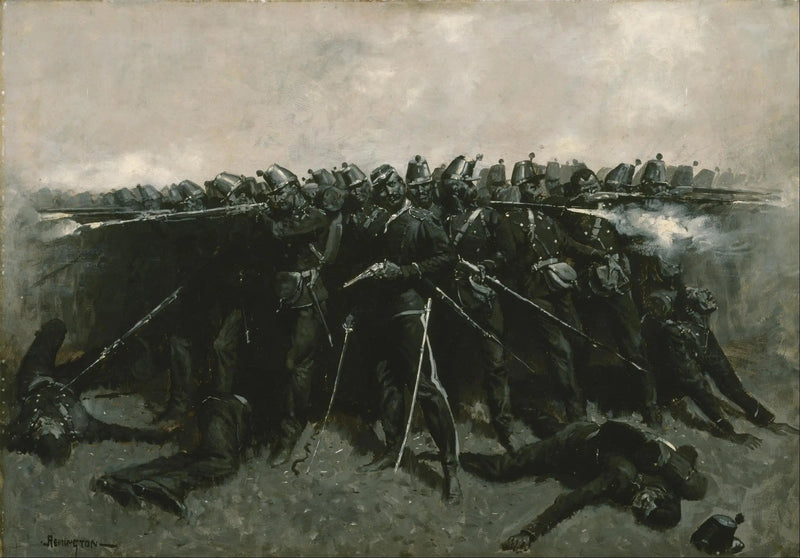 Die Infanterieplatz - Frederic Remington