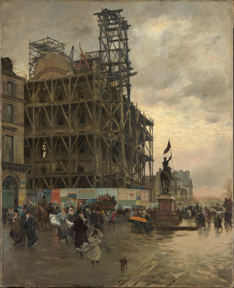 Der Platz der Pyramiden - Giuseppe De Nittis