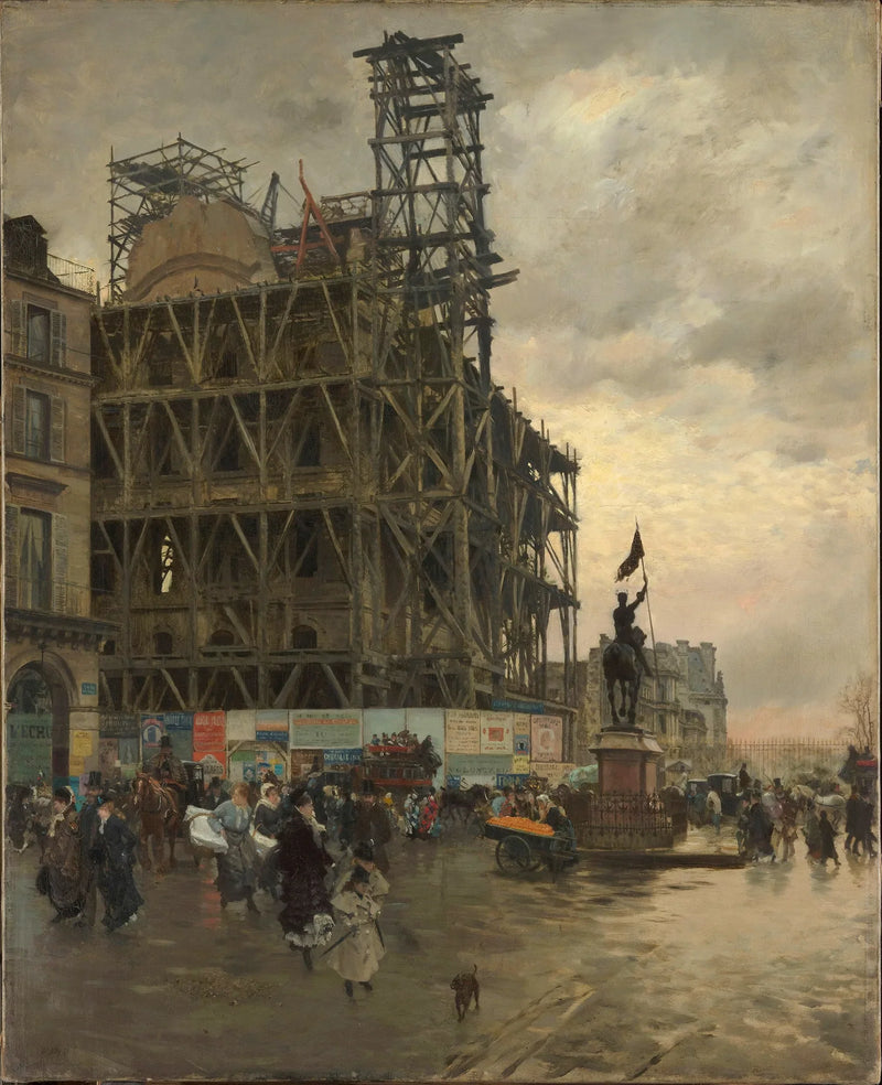 Der Platz der Pyramiden - Giuseppe De Nittis