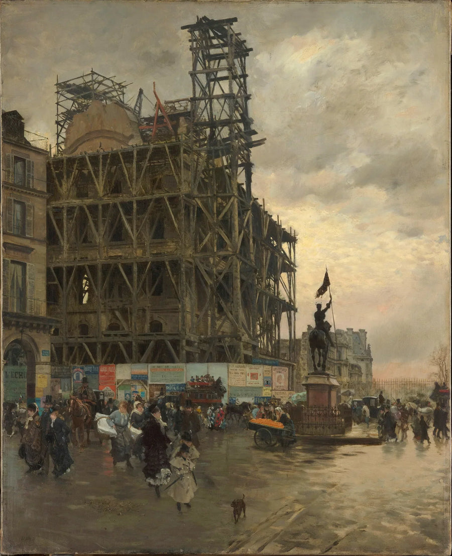 Der Platz der Pyramiden - Giuseppe De Nittis