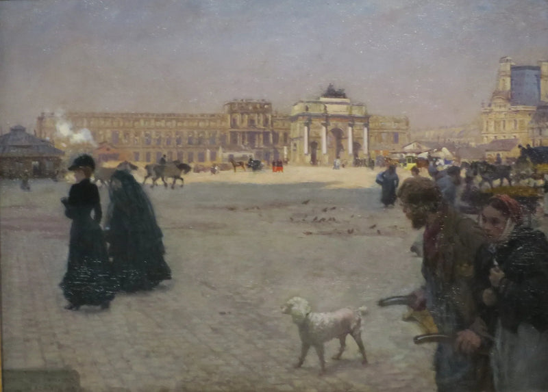 Der Platz des Carrousel - Giuseppe De Nittis