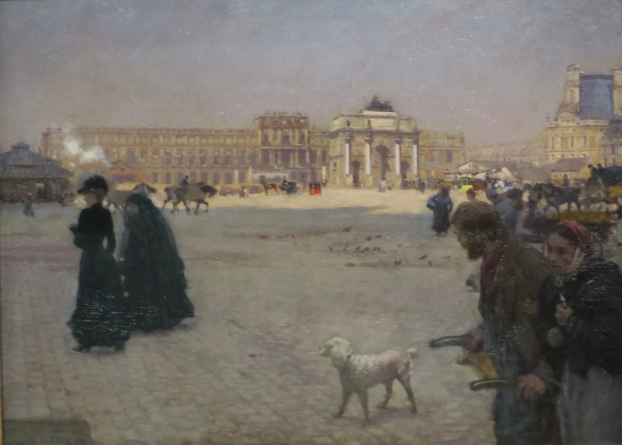 Der Platz des Carrousel - Giuseppe De Nittis