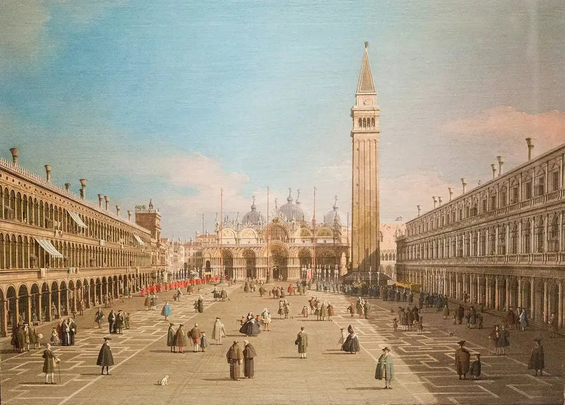 La Place Saint-Marc et la Basilique, Venedig - Canaletto