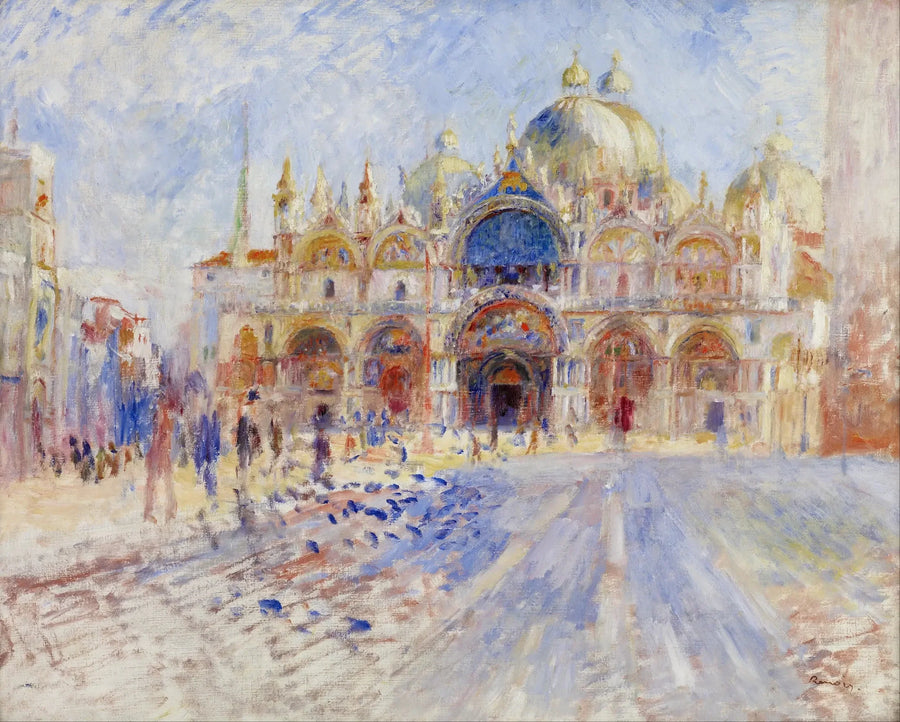 Der Markusplatz, Venedig - Pierre-Auguste Renoir