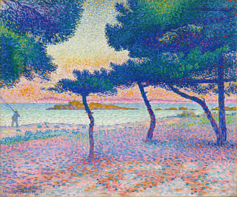 Der Strand von Saint-Clair - Henri-Edmond Cross