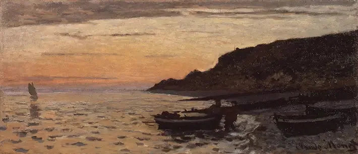 Der Strand von Sainte-Adresse - Claude Monet