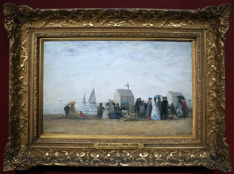 Der Strand von Trouville - Eugène Boudin