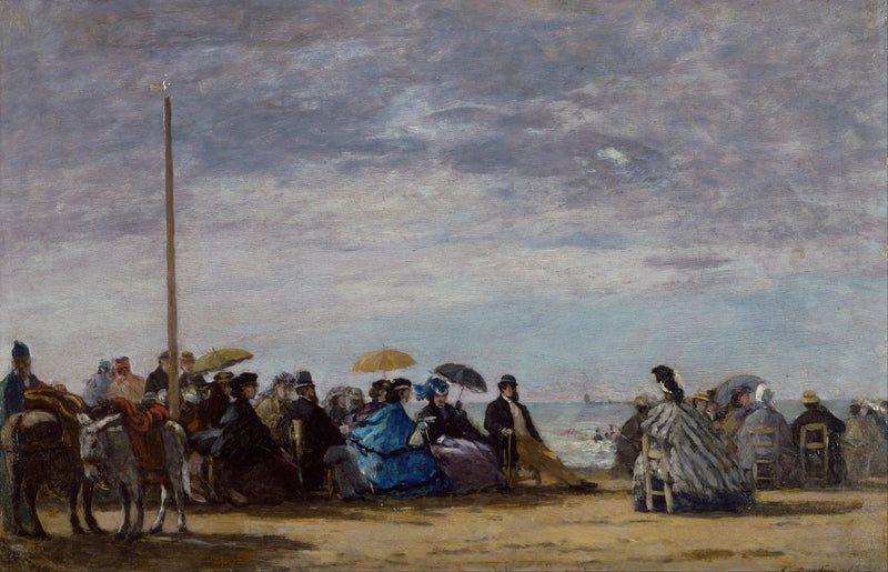 Der Strand - Eugène Boudin